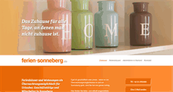 Desktop Screenshot of ferien-sonneberg.de